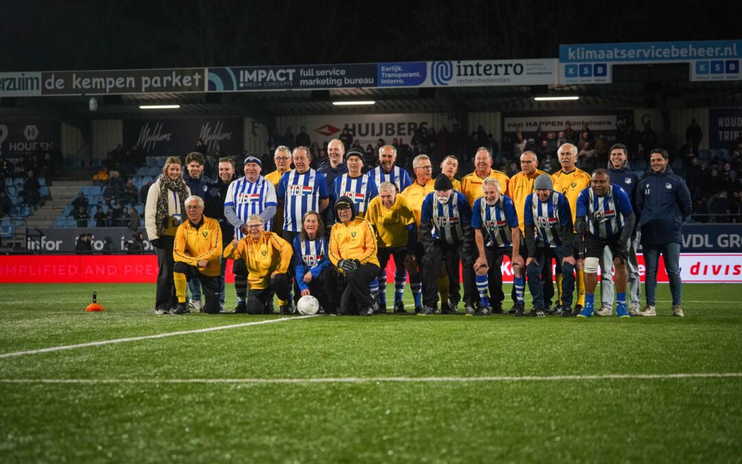 Old Stars VVV-Venlo in actie op bezoek bij FC Eindhoven